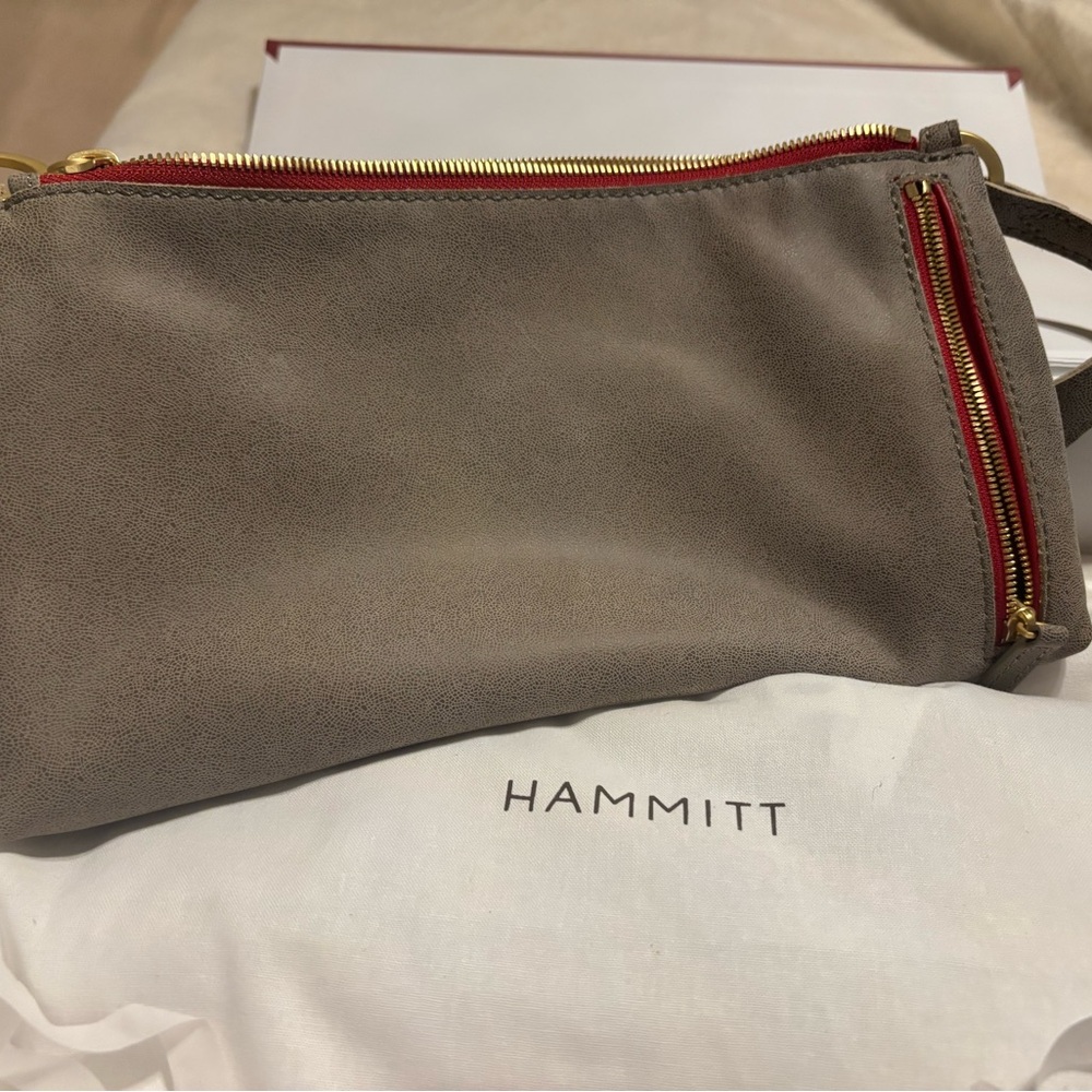Hammitt Kyle Small in Pewter & Brushed Gold New in Box - Picture 6 of 8